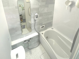 バスルームリフォーム お手入れしやすい浴室とすっきり使いやすいキッチン